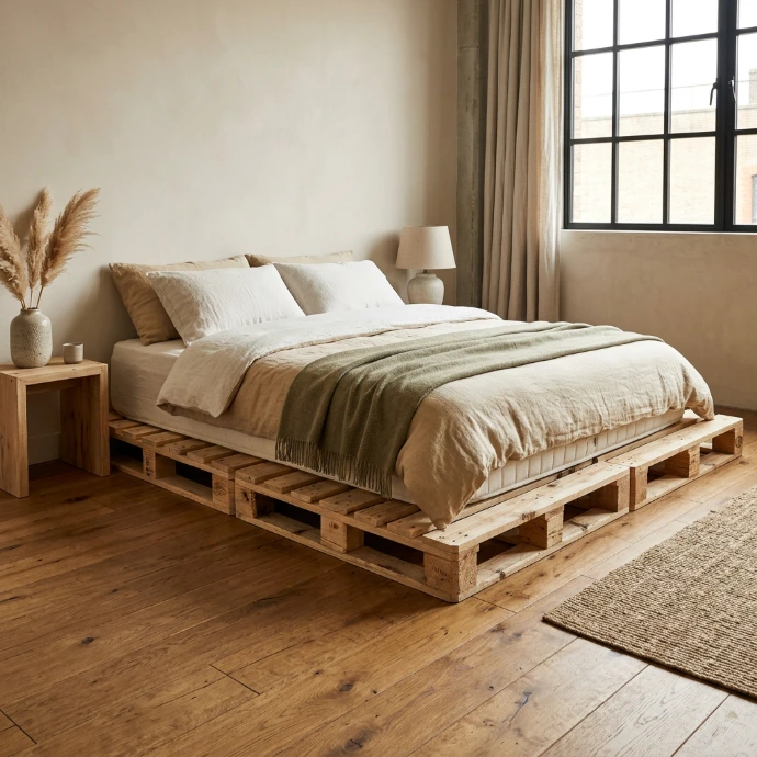 Wooden Pallet bed