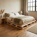 Queen Size - Wooden Pallet Bed