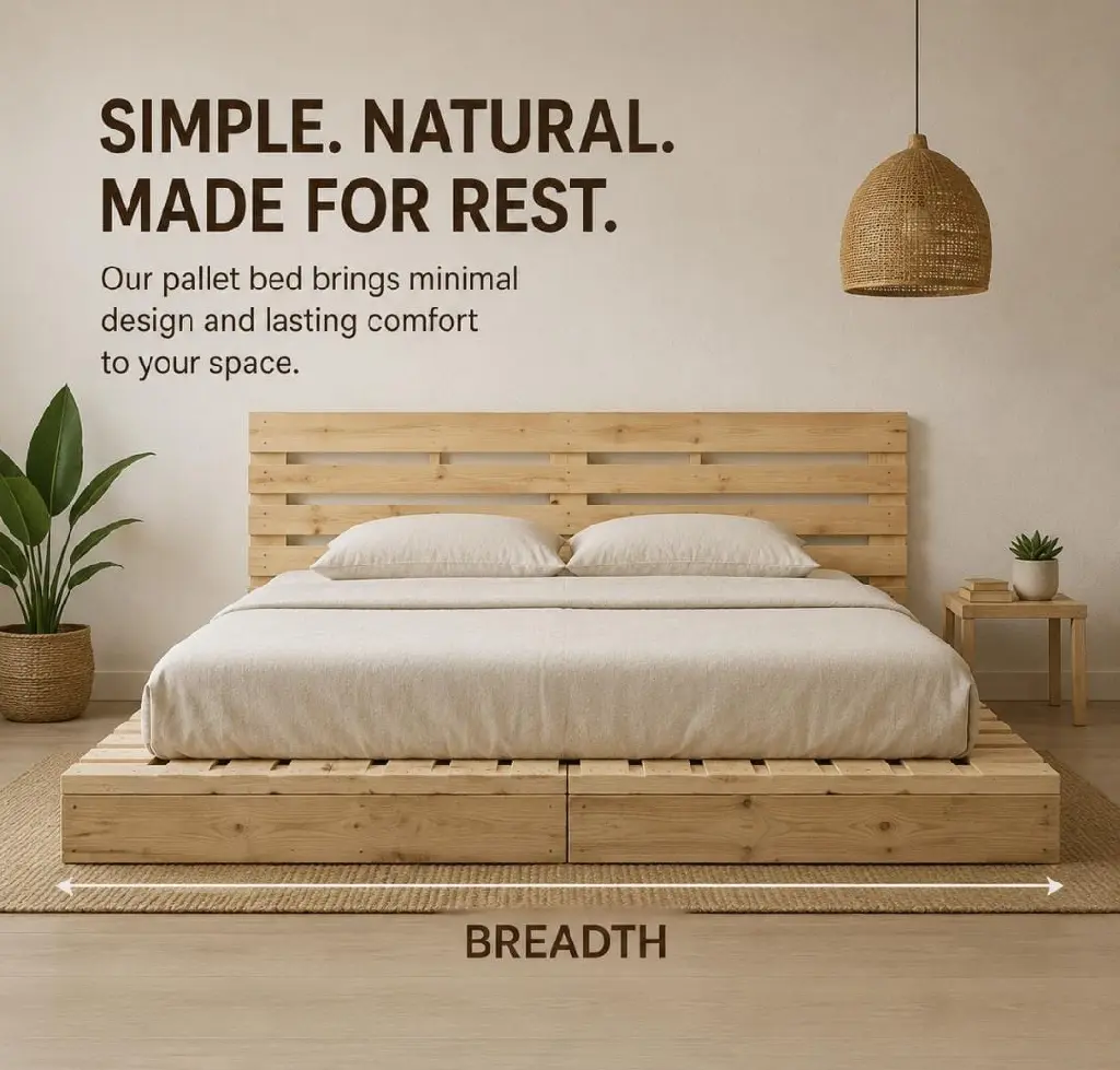Double pallet Bed - With info.webp