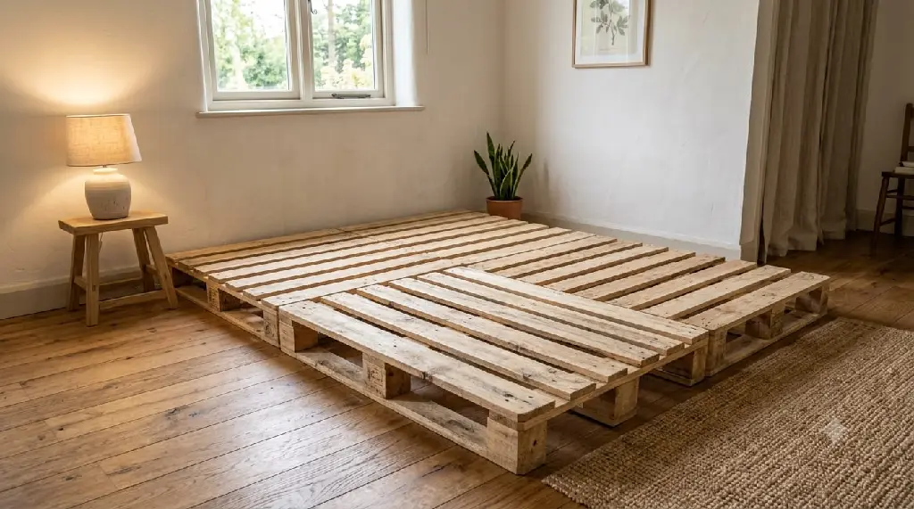 Double Pallet Bed - Queen (Without Mattress).webp