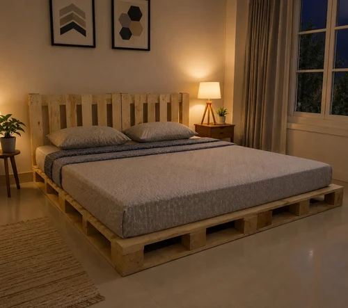 King Size - Wooden Pallet Bed